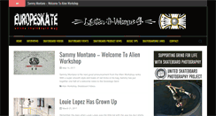 Desktop Screenshot of europeskate.com